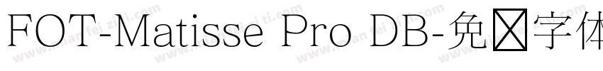 FOT-Matisse Pro DB字体转换